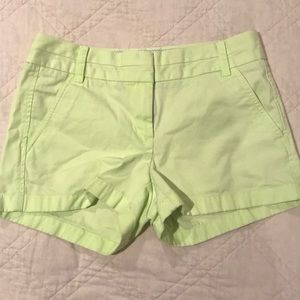 JCrew chino shorts size 0